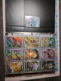 Pokemon Card Lot Binder V/VMAX Ex IR Hits 181 Cards NM Full Art MA Frosslass - Image 1