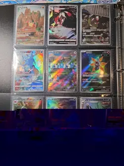 Pokemon Card Lot Binder V/VMAX Ex IR Hits 181 Cards NM Full Art MA Frosslass - Image 5