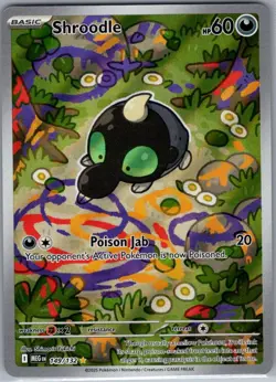 Shroodle 149/132 ME01: Mega Evolution - Pokemon Card - NM - Image 1