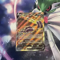 Pokemon Skuntank v Alt Art TCG Card 181/195 Sword & Shield Silver Tempest - Image 1