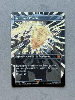 Aettir and Priwen (Borderless) #350 Mythic Final Fantasy Regular - NM / Unplayed - Image 1