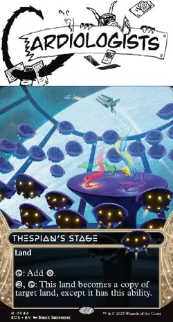 Thespian's Stage 0044 | MTG | Stellar Sights | Land | Rare | NM - Image 1