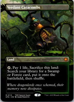 Verdant Catacombs (Borderless) M Special Guests 113 NM - Image 1