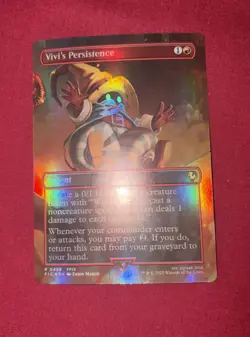 MTG Vivi's Persistence Borderless FINAL FANTASY MTG Near Mint - Image 1
