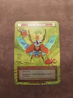 Sacred Scarabs (Foil) - Sorcery: Contested Realm Alpha - Image 1
