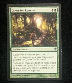 Quest for Renewal Worldwake x1 LP MTG - English - Image 1