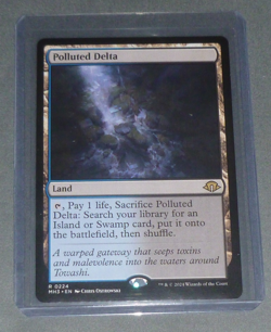 MTG: Polluted Delta | Modern Horizons 3 224 NM Magic the Gathering - Image 1