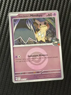 Pokemon ME: Ascended Heroes - Team Rocket’s Mimikyu 097/217 Energy Reverse Holo - Image 1