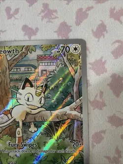 Meowth 106/094 - Pokemon TCG - Phantasmal Flames Illustration Rare Holo - M/NM - Image 4
