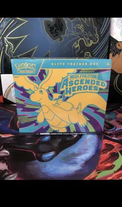 Pokemon TCG: Mega Evolution—Ascended Heroes Elite Trainer Box New Factory Sealed - Image 1
