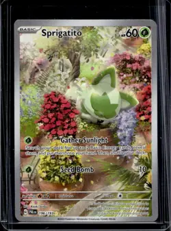 2023 Pokemon SV Paldea Evolved Sprigatito #196/193 - Image 1