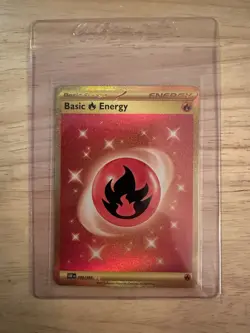 Obsidian Flames Basic Fire Energy 230/197 Hyper Rare Pokemon - Image 1