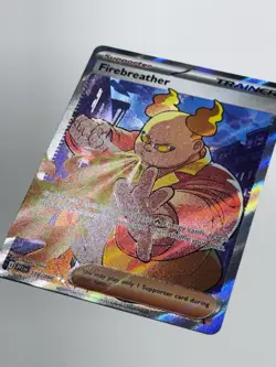 Fire Breather 119/94 Full Art Trainer Holo Me02: Phantasmal Flames Pokemon TCG - Image 2