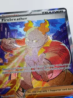 Fire Breather 119/94 Full Art Trainer Holo Me02: Phantasmal Flames Pokemon TCG - Image 4