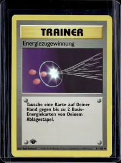 1999 Pokemon German 1st Edition Energy Retrieval #81/102 - Image 1