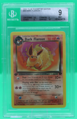 Pokemon Dark Flareon #35 1ST Edition - Rocket Vintage 2000 - BGS 9 - Image 1