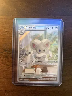 Cinccino - 153/086 - Black Bolt English - Illustration Rare - NM - Pokemon TCG - Image 1