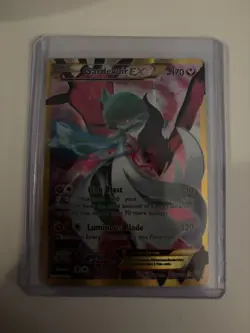POKEMON XY STEAM SIEGE GARDEVOIR EX #116/114 GOLD SECRET RARE HOLO (PLAYED) - Image 1
