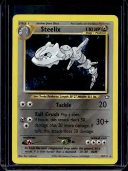 2000 Pokemon Neo Genesis Steelix Holo #15/111 - Image 1