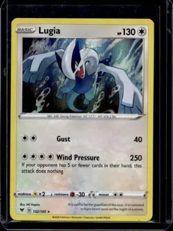 2020 Pokemon SWSH Vivid Voltage Lugia Holo #132/185 - Image 1