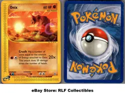 2002 Pokemon, Aquapolis, #98/147 Onix, Common - Image 1