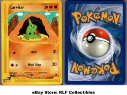 2002 Pokemon, Expedition, #116/165 Larvitar, Common - Image 1