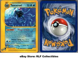 2002 Pokemon, Aquapolis, #38/147 Tentacruel, Rare - Image 1