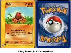 2002 Pokemon, Expedition, #106/165 Diglett, Common (b) - Image 1