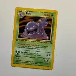 MUK - 1st EDITION 1999 POKEMON FOSSIL 1ST EDITION #13 - HOLO - Image 1