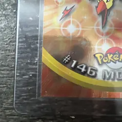 Topps Pokemon TV Animation Edition Holo Foil #146 Moltres Blue Topps Logo - Image 4