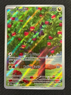 Applin 185/167 Holo- Twilight Masquerade Pokemon TCG - Image 1