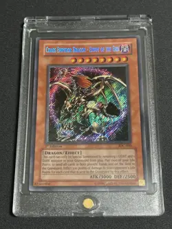 Konami Yu-Gi-Oh! Chaos Emperor Dragon IOC-000 Secret Rare 1st Edition - Image 1