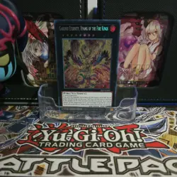 Yu-Gi-Oh! Garunix Eternity, Hyang of the Fire Kings 25LP-EN003 Secret Rare - Image 1