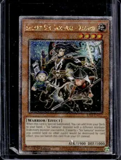 2024 Yu-Gi-Oh! Quarter Century 1st Secret Six Samurai Kizaru Rare #RA03-EN017 - Image 1