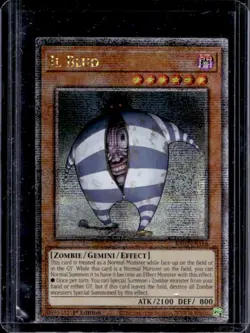 2024 Yu-Gi-Oh! Quarter Century 1st Il Blud Platinum Secret Rare #RA03-EN186 - Image 1