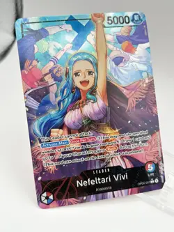 2023 One Piece Nefeltari Vivi OP04-001 Alternate Leader NM Foil - Image 2
