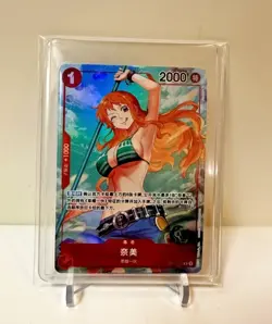 IN STOCK One Piece Chinese Card Game Romance Dawn Nami OP01-016 R Alt Art Card - Image 1