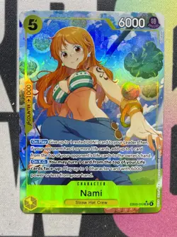 One Piece Nami EB03-053 Heroines Edition Special Foil Alternate Art English - Image 1