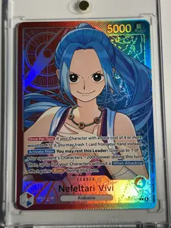 One Piece English EB03-001 Nefeltari Vivi (L) Leader Alt Art Heroines Edition - Image 1