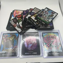 One piece Don 48 card lot english and japanese. Holo and base - Image 1