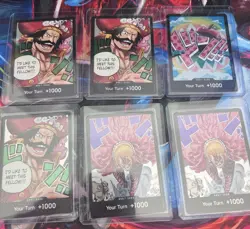 One piece Don 48 card lot english and japanese. Holo and base - Image 3