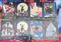One piece Don 48 card lot english and japanese. Holo and base - Image 4