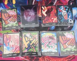 One piece Don 48 card lot english and japanese. Holo and base - Image 5