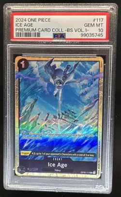 2024 One Piece The Best Ice Age Uncommon #OP02-117 PSA 10 - Image 1