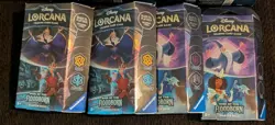 Disney Lorcana Rise Of The Floodborn Lot 5 Illumineer's Trove & 4 Starter Decks - Image 2
