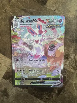 Sylveon VMAX Alt Art Secret Card SWSH07: Evolving Skies 212/203 Pokemon TCG HP - Image 1