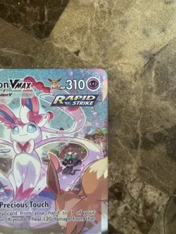 Sylveon VMAX Alt Art Secret Card SWSH07: Evolving Skies 212/203 Pokemon TCG HP - Image 2