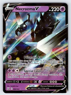 Necrozma V 063/163 2021 Battle Styles Pokemon Card TCG Ultra Rare Full Art Nm - Image 1