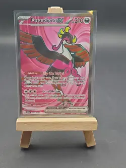 Pokemon TCG Fezandipiti EX 084/064 Shrouded Fable Ultra Rare Holo Card - Image 2