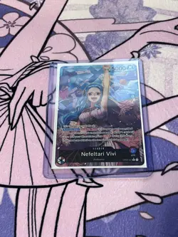Nefeltari Vivi OP04-001 Alternate Art Leader One Piece Card English - Image 1